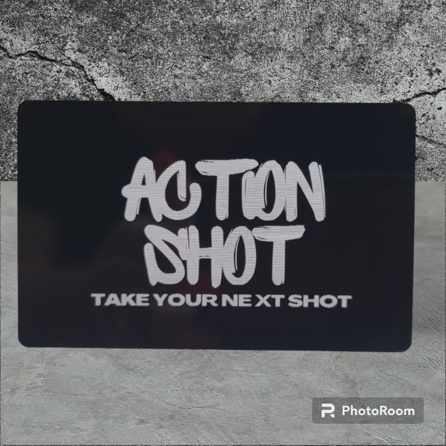 Laser engraved aluminum business cards